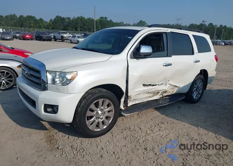 2016 Toyota Sequoia Platinum 5.7L V8 from USA, damaged, VIN 5TDYY5G15GS066302